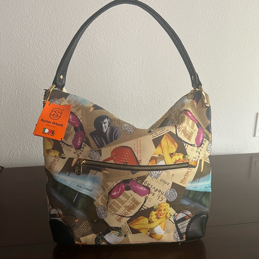 Marino Orlandi Multicolor Printed Women's Bag